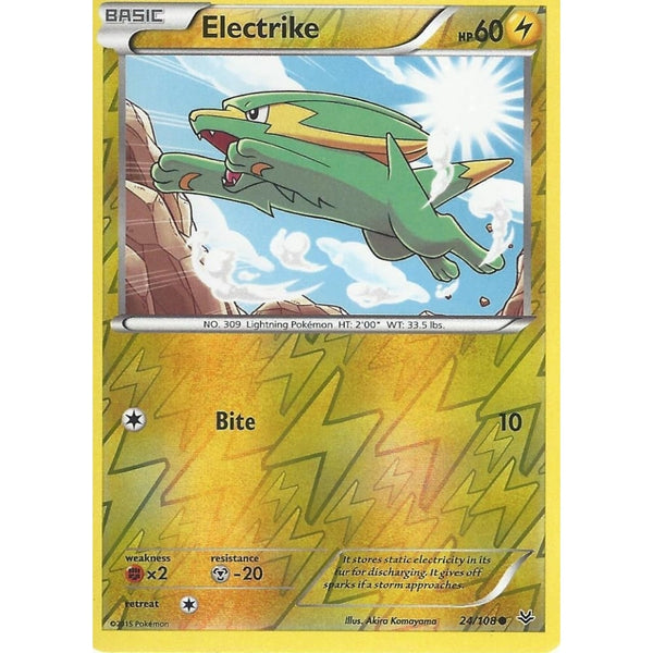 POKEMON XY ROARING SKIES - ELECTRIKE 24/108 REV HOLO
