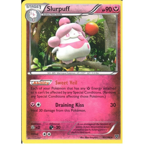 POKEMON XY - SLURPUFF 95/146 HOLO