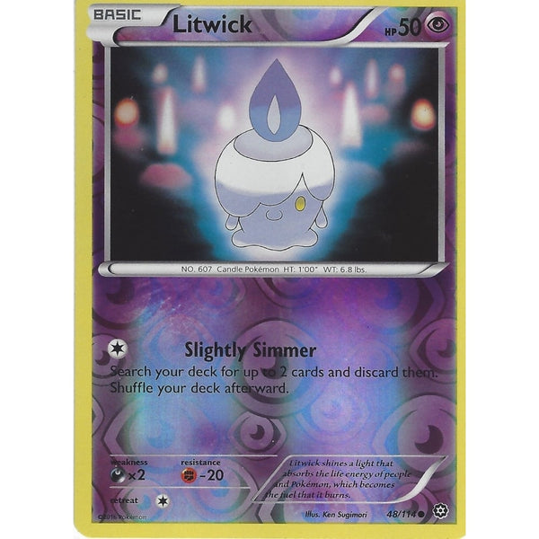 POKEMON XY STEAM SIEGE CARD - MANKEY 52/114 REVERSE HOLO