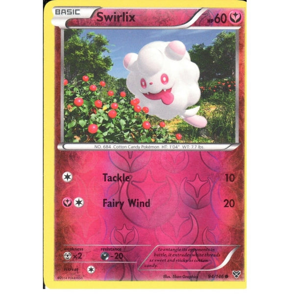 POKEMON XY - SWIRLIX 94/146 REV HOLO