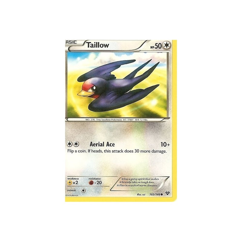 Pokemon XY - TAILLOW 102/146 - Recaptured LTD Pokemon XY - TAILLOW 102/146 - Recaptured LTD