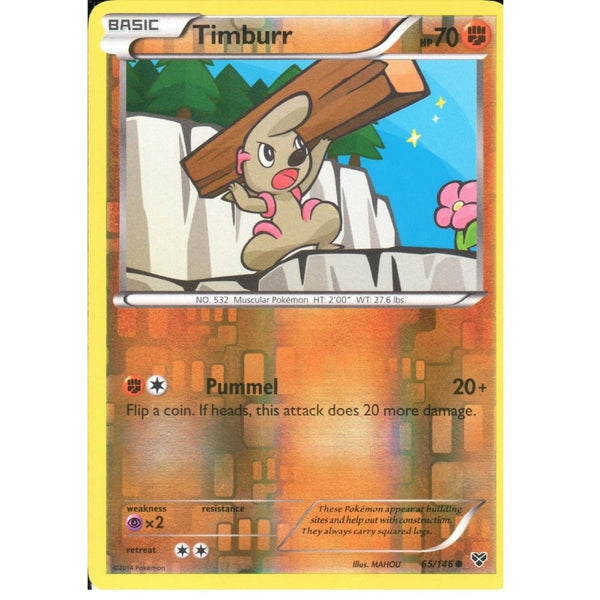 POKEMON XY - TIMBURR 65/146 REV HOLO