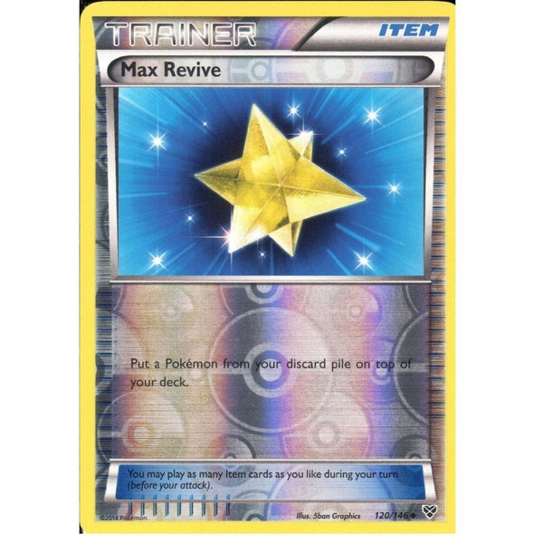 POKEMON XY - TRAINER - MAX REVIVE 120/146 REV HOLO