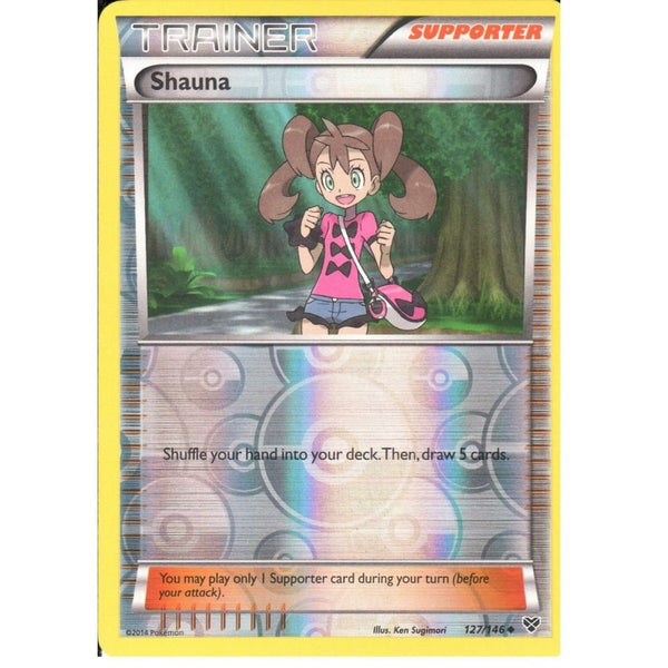 POKEMON XY - TRAINER - SHAUNA 127/146 REV HOLO