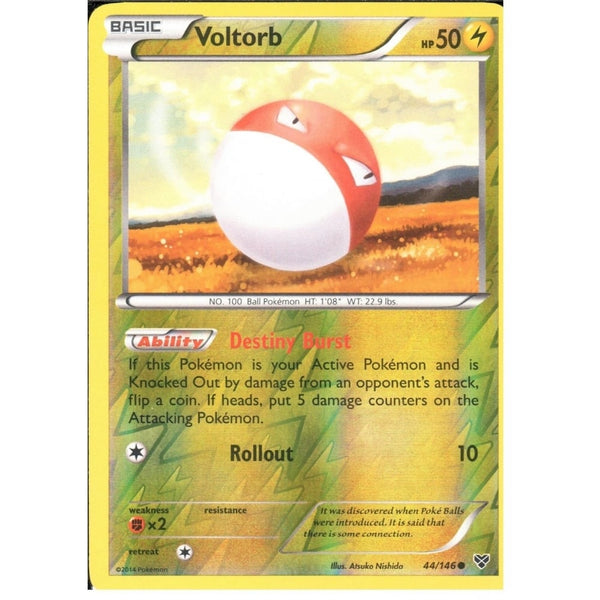 POKEMON XY - VOLTORB 44/146 REV HOLO