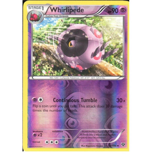POKEMON XY - WHIRLIPEDE 52/146 REV HOLO