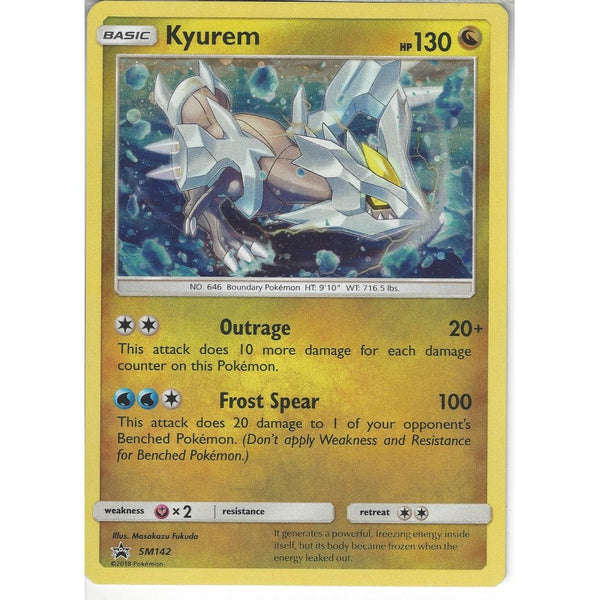 Pokemon Trading Card Game SM142 Kyurem | Black Star Promo Card | Holo Rare