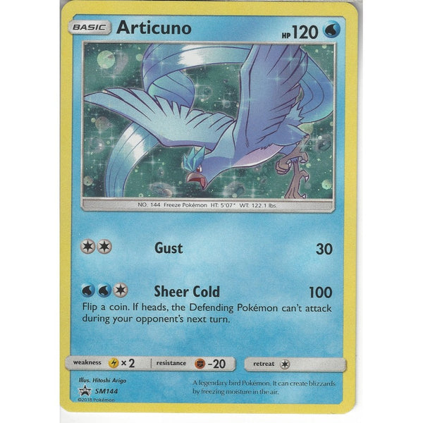 Pokemon Trading Card Game SM144 Articuno | Black Star Promo Card | Holo Rare
