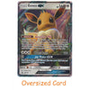 Pokemon Trading Card Game SM176 Eevee GX | Jumbo Oversized Black Star Promo Card | Holo Rare