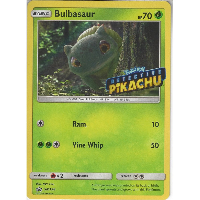 SM198 Bulbasaur | Black Star Promo Card | Holo Rare