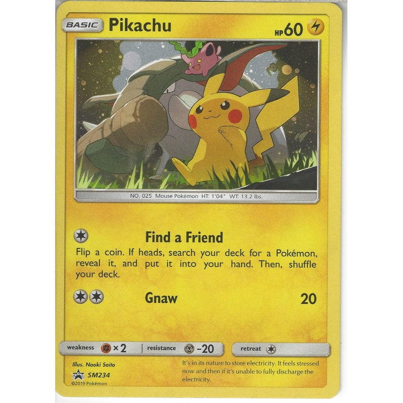 SM234 Pikachu | Black Star Promo Card | Holo Rare