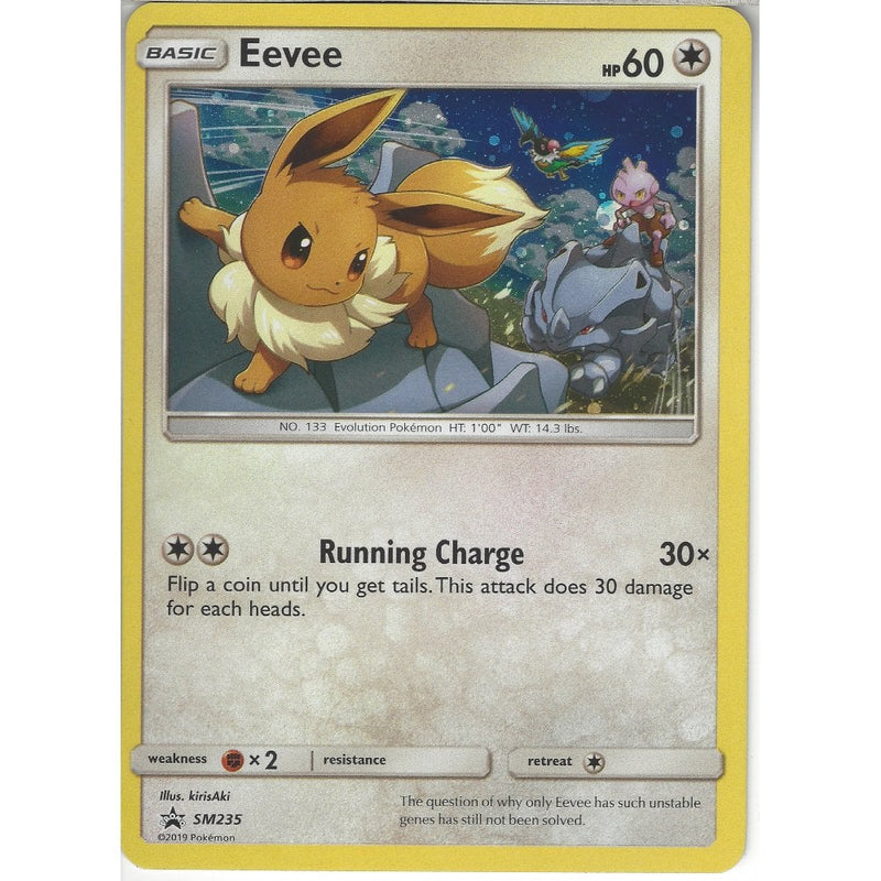SM235 Eevee | Black Star Promo Card | Holo Rare