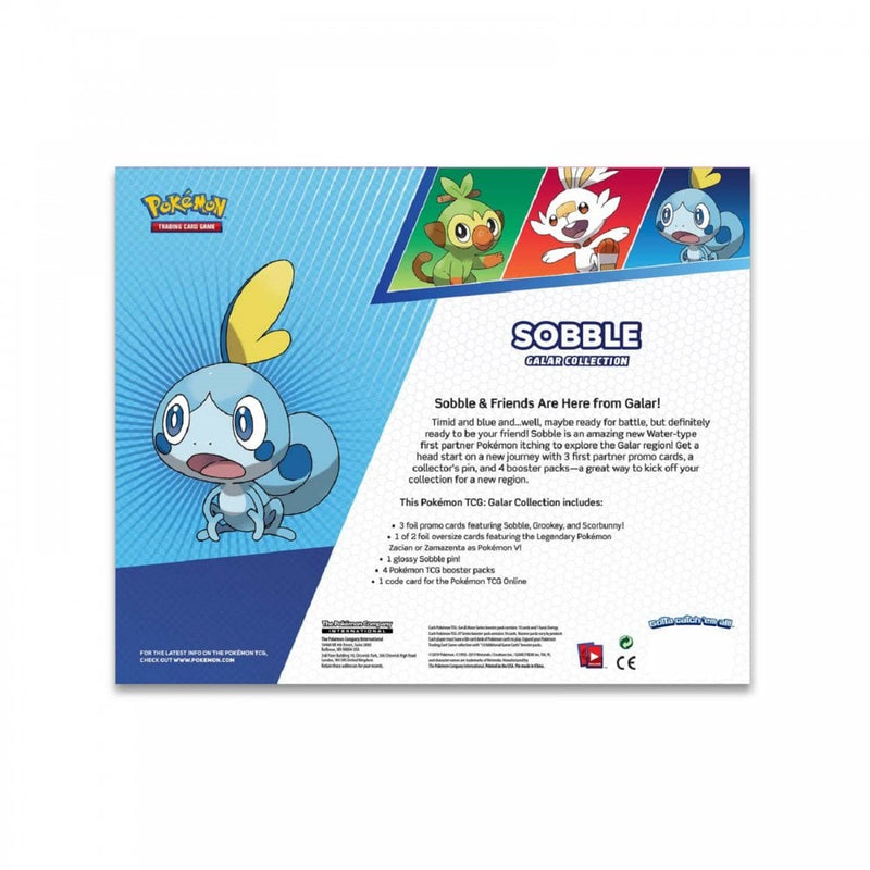 Sobble Galar Box Collection With Zamazenta V Promo - Recaptured LTD Sobble Galar Box Collection With Zamazenta V Promo - Recaptured LTD
