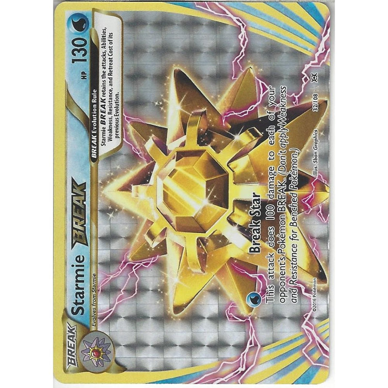 Starmie Break 32/108 | Rare BREAK Card | XY Evolutions - Recaptured LTD Starmie Break 32/108 | Rare BREAK Card | XY Evolutions - Recaptured LTD