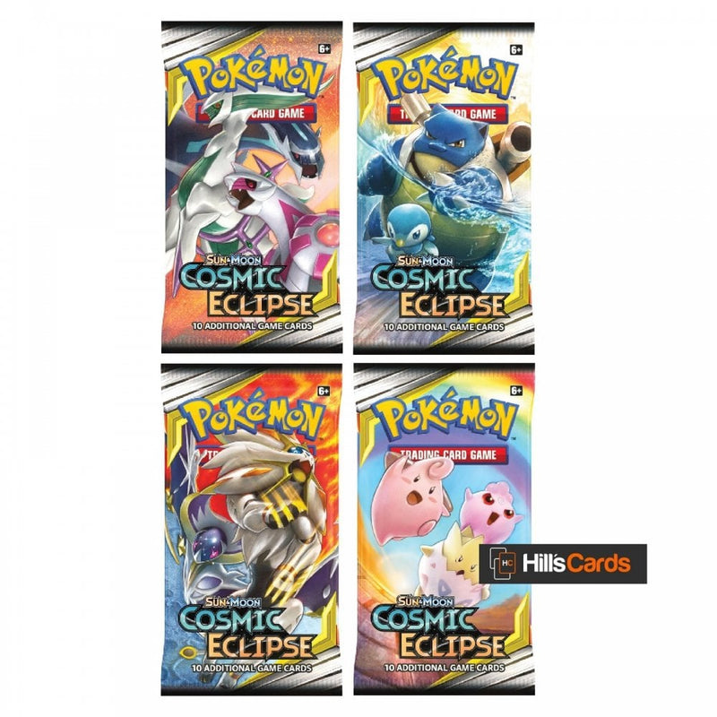 Sun & Moon Cosmic Eclipse | 4 Sealed Booster Packs - Recaptured LTD Sun & Moon Cosmic Eclipse | 4 Sealed Booster Packs - Recaptured LTD