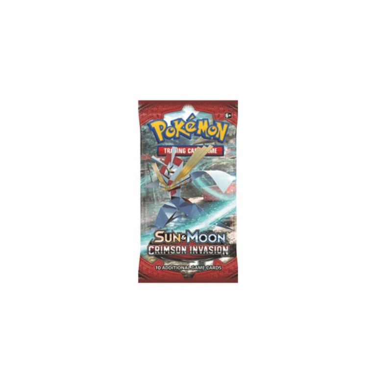 Sun & Moon Crimson Invasion | 1 Sealed Booster Pack - Recaptured LTD Sun & Moon Crimson Invasion | 1 Sealed Booster Pack - Recaptured LTD