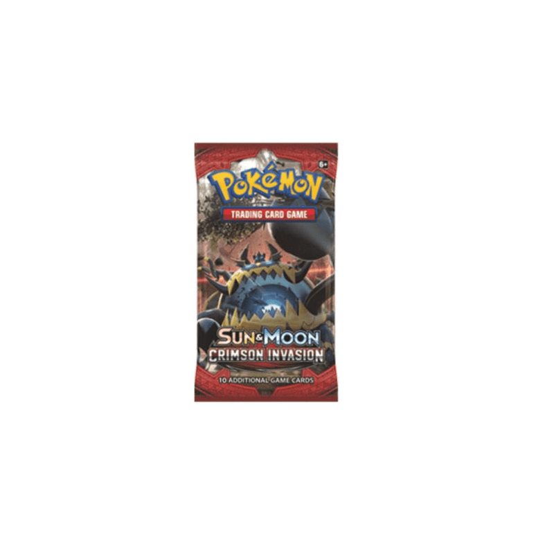 Sun & Moon Crimson Invasion | 1 Sealed Booster Pack - Recaptured LTD Sun & Moon Crimson Invasion | 1 Sealed Booster Pack - Recaptured LTD