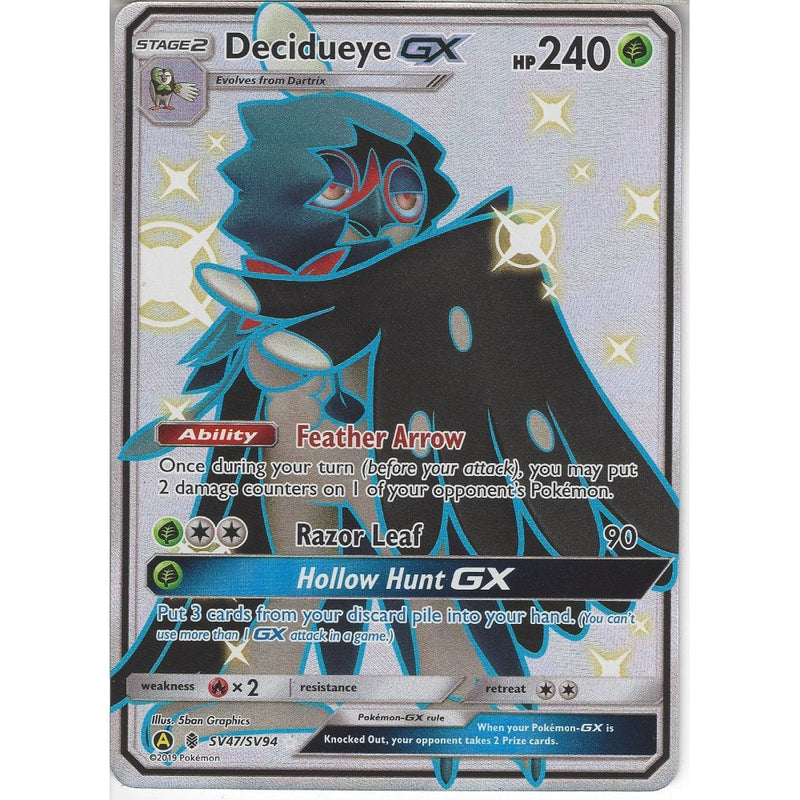 SV47/SV94 Decidueye GX | Rare Ultra Card | Hidden Fates Shiny Vault