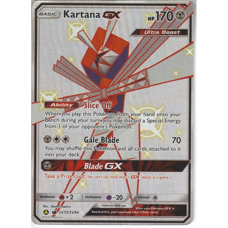SV33/SV94 Kartana, Rare Holo Card