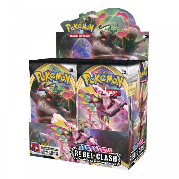 Pokemon Trading Card Game Sword &amp; Shield Rebel Clash | Sealed Booster Box of 36 Packs