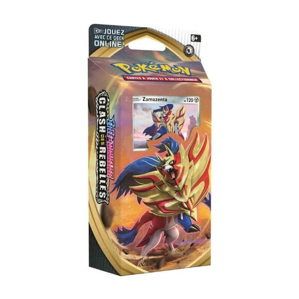 Pokemon Trading Card Game Sword &amp; Shield Rebel Clash Theme Deck | Zamazenta