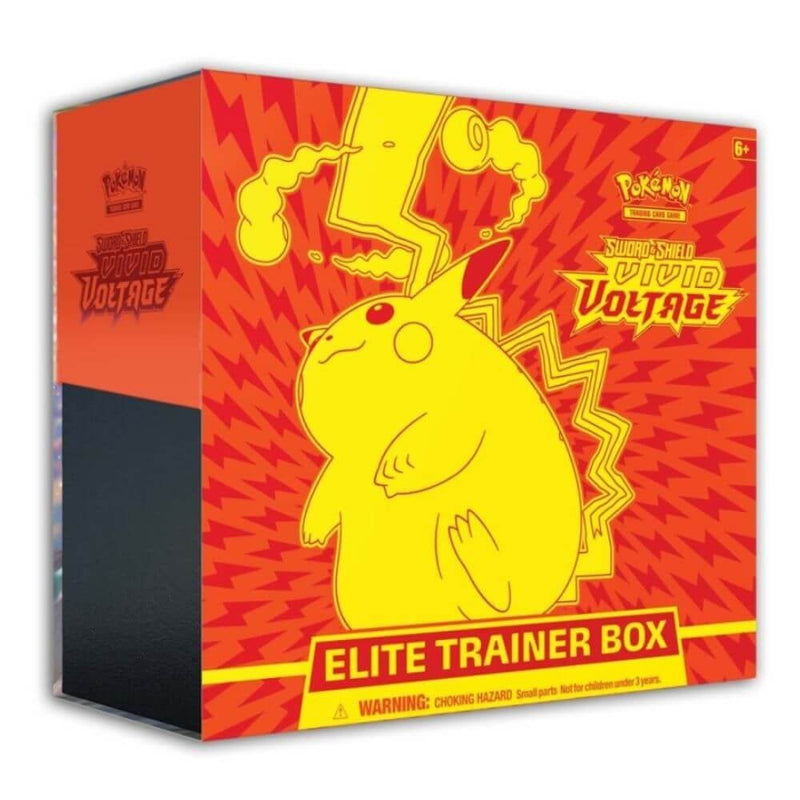 pokemon cards pikachu vmax box Sword & Shield Vivid Voltage Elite Trainer Box | Pikachu VMAX