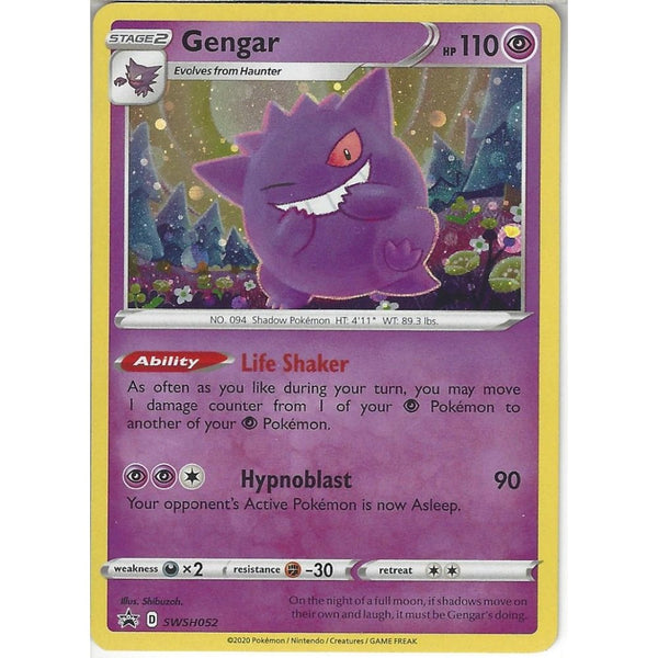 black star non holo rare cards SWSH052 Gengar | Promo Card | Options:35/113 (Colorless) (Holofoil) Delta Species (DS) Squirtle AR 170/165 sv2a Collections