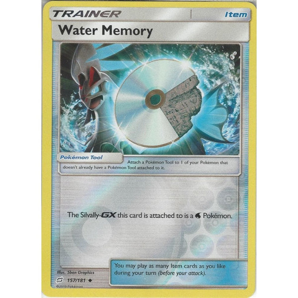 Water Memory - 157/181 - Uncommon Reverse Holo Card - SM09 Team Up