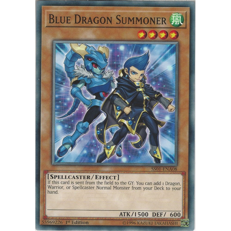 Blue Dragon Summoner - SS01-ENA08 - Speed Duel Common Card - 1st Editi