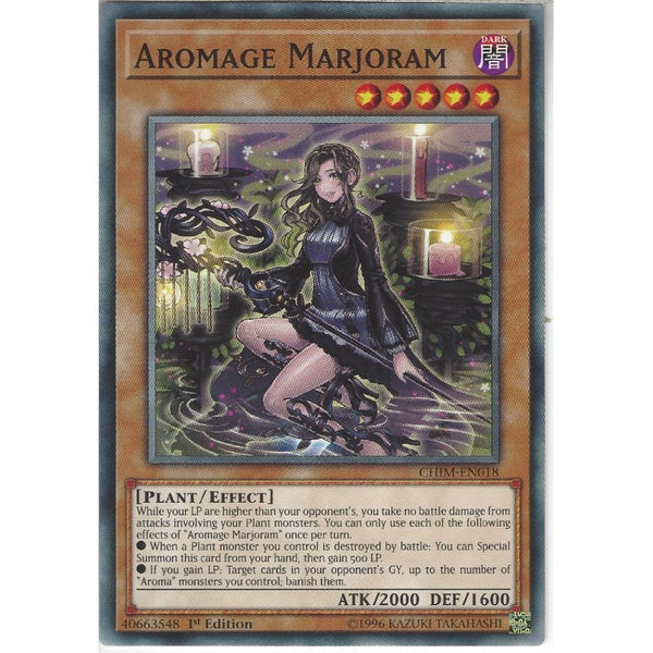 Yu-Gi-Oh! Trading Card Game CHIM-EN018 Aromage Marjoram | 1st Edition | Common Card