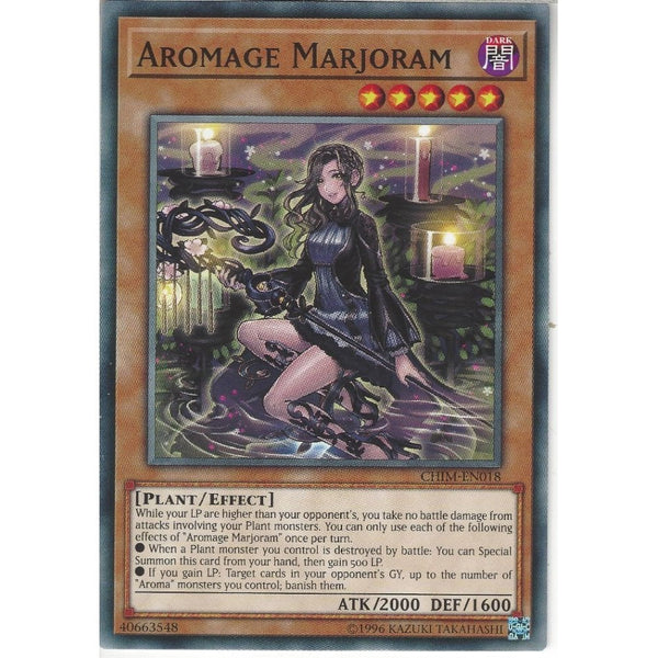 Yu-Gi-Oh! Trading Card Game CHIM-EN018 Aromage Marjoram | Unlimited | Common Card