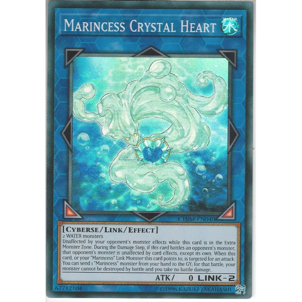 Yu-Gi-Oh! Trading Card Game CHIM-EN040 Marincess Crystal Heart | Unlimited | Super Rare Card