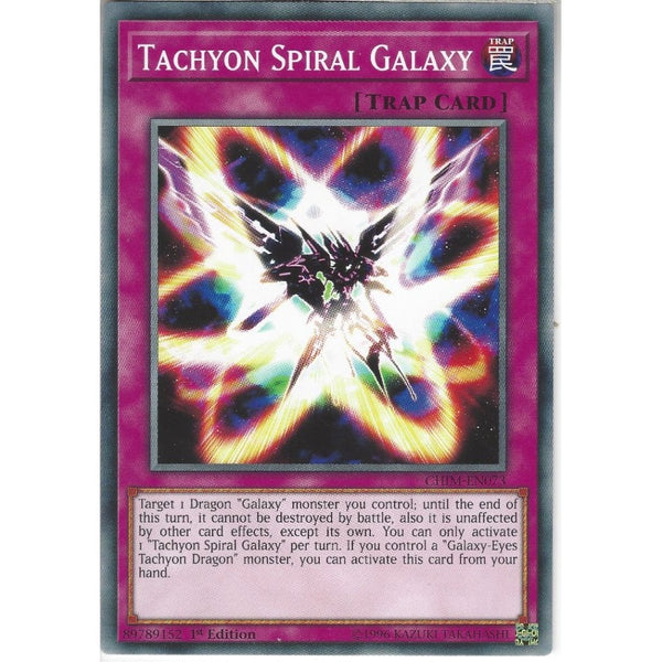 Yu-Gi-Oh! Trading Card Game CHIM-EN073 Tachyon Spiral Galaxy | 1st Edition | Common Card