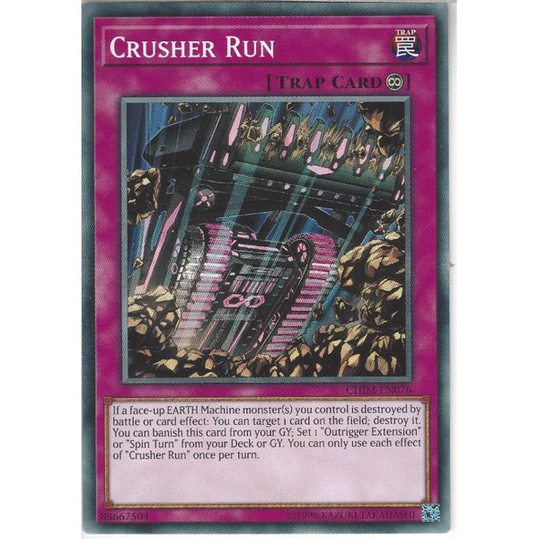 Yu-Gi-Oh! Trading Card Game CHIM-EN076 Crusher Run | Unlimited | Common Card