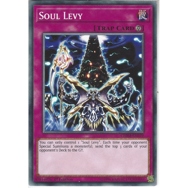 Yu-Gi-Oh! Trading Card Game CHIM-EN079 Soul Levy | 1st Edition | Common Card