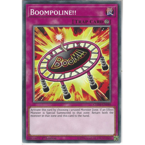 Yu-Gi-Oh! Trading Card Game CHIM-EN080 Boompoline!! | 1st Edition | Common Card