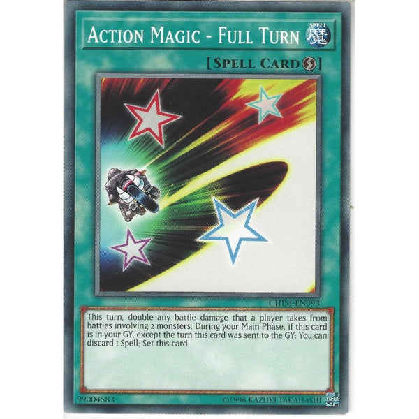 Yu-Gi-Oh! Trading Card Game CHIM-EN093 Action Magic - Full Turn | Unlimited | Common Card