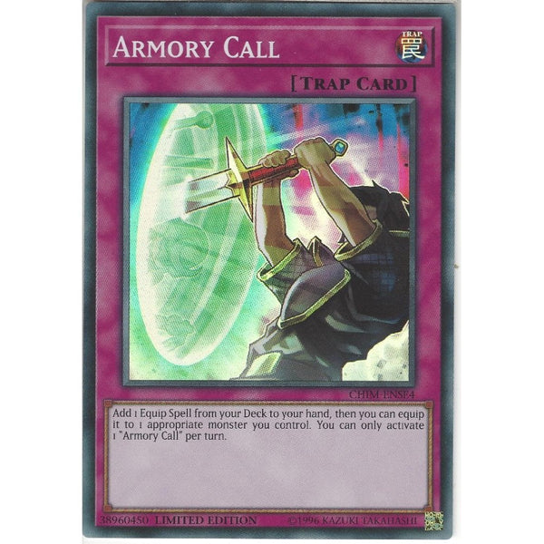 Yu-Gi-Oh! Trading Card Game CHIM-ENSE4 Armory Call | Limited Edition | Super Rare Card