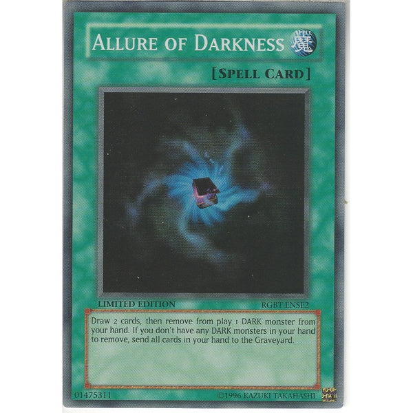 Yu-Gi-Oh! Trading Card Game *Damaged* | RGBT-ENSE2 Allure of Darkness | Limited Edition | Super Rare Card
