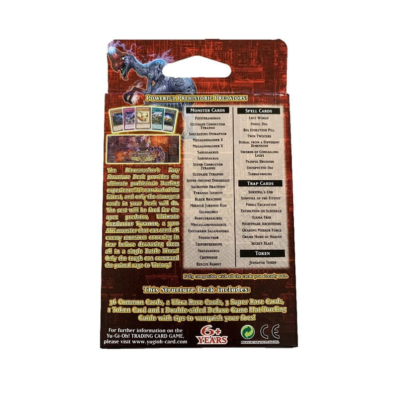Dinosmasher's Fury Structure Deck (Unlimited Re-print) - Recaptured LTD Dinosmasher's Fury Structure Deck (Unlimited Re-print) - Recaptured LTD