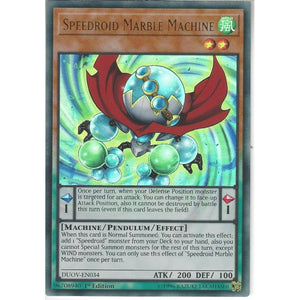 DUOV-EN034 Speedroid Marble Machine | 1st Edition | Ultra Rare Card