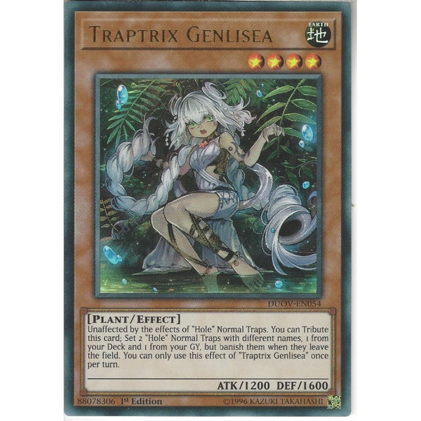 Yu-Gi-Oh! Trading Card Game DUOV-EN054 Traptrix Genlisea | 1st Edition | Ultra Rare Card