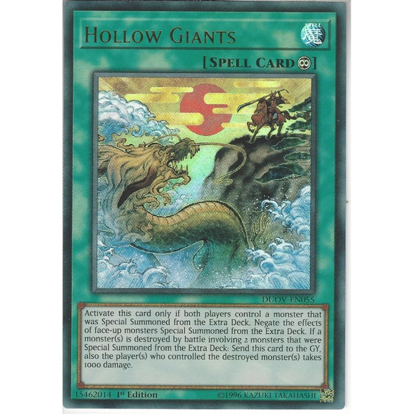 Yu-Gi-Oh! Trading Card Game DUOV-EN055 Hollow Giants | 1st Edition | Ultra Rare Card