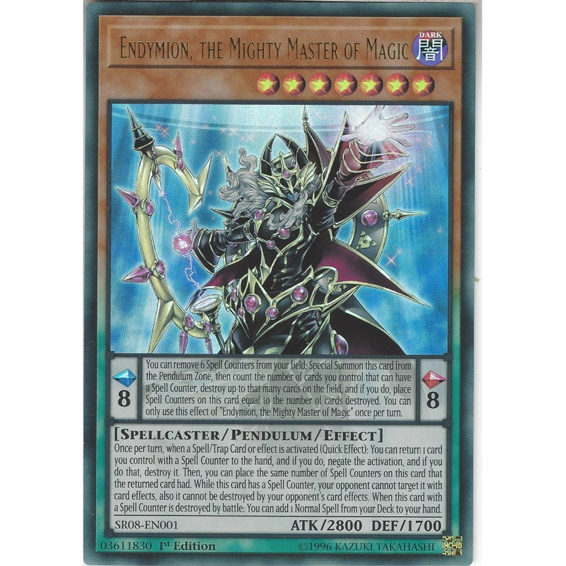 Endymion, the Mighty Master of Magic - SR08-EN001 - Ultra Rare Card