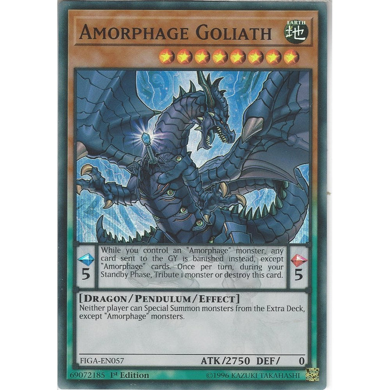 FIGA-EN057 Amorphage Goliath | 1st Edition | Super Rare Card