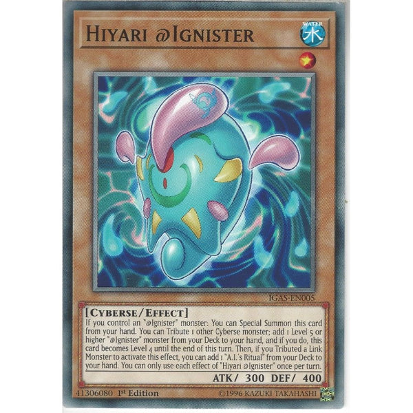 Yu-Gi-Oh! Trading Card Game IGAS-EN005 Hiyari @Ignister | 1st Edition | Common Card