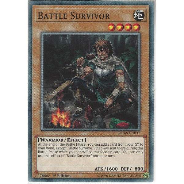 Yu-Gi-Oh! Trading Card Game IGAS-EN032 Battle Survivor | 1st Edition | Common Card