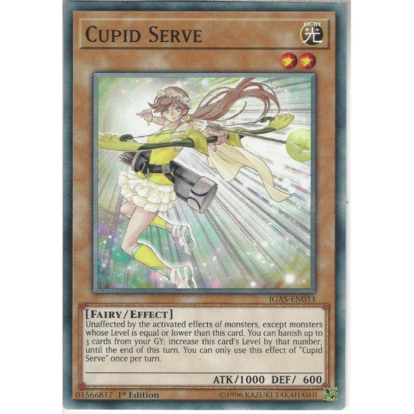 Yu-Gi-Oh! Trading Card Game IGAS-EN033 Cupid Serve | 1st Edition | Common Card