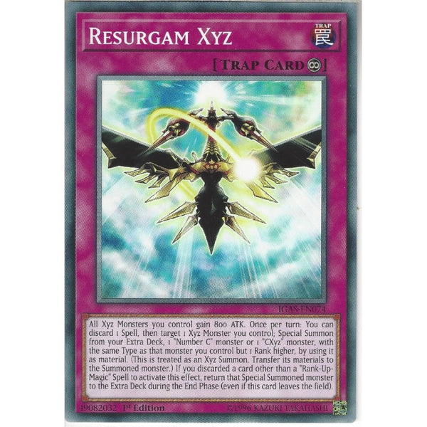 Yu-Gi-Oh! Trading Card Game IGAS-EN074 Resurgam Xyz | 1st Edition | Common Card