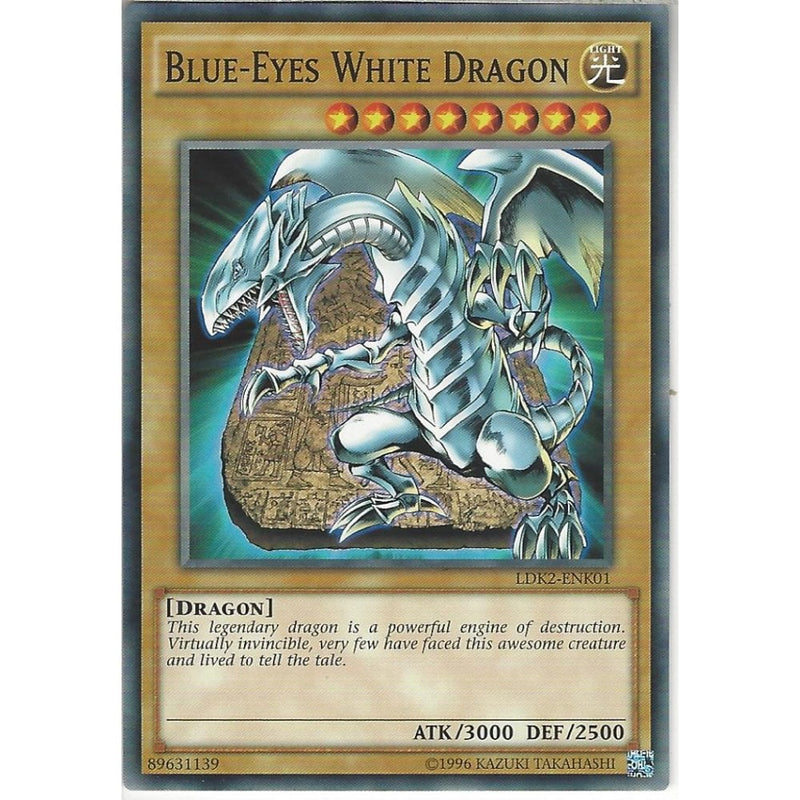 yugioh blue eyes white dragon card price LDK2-ENK01 Blue-Eyes White Dragon (Version 3) | Unlimited | Common Car